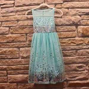 NWT Aqua Girls’ Sequined Party Dress